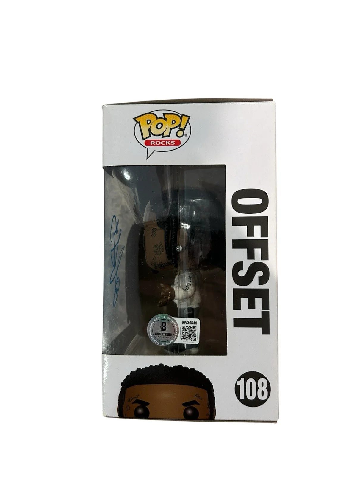 Offset Migos Signed Autographed Funko Pop Beckett COA Authentic, image 3