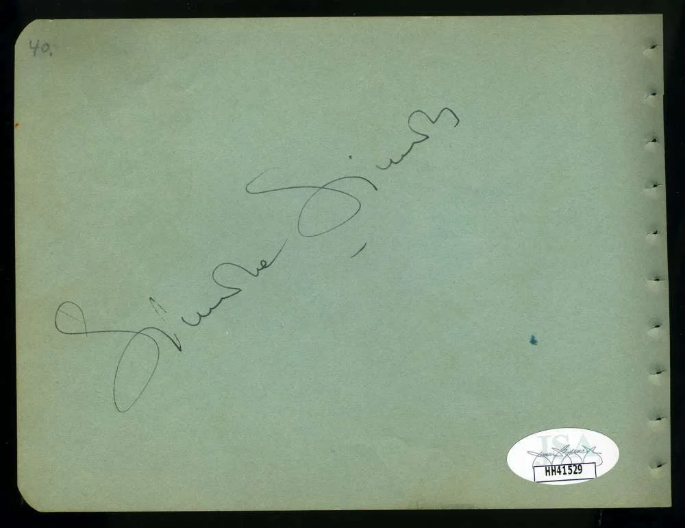 Milton Berle — Milton Berle JSA Coa Signed Album Page Autograph, image 2