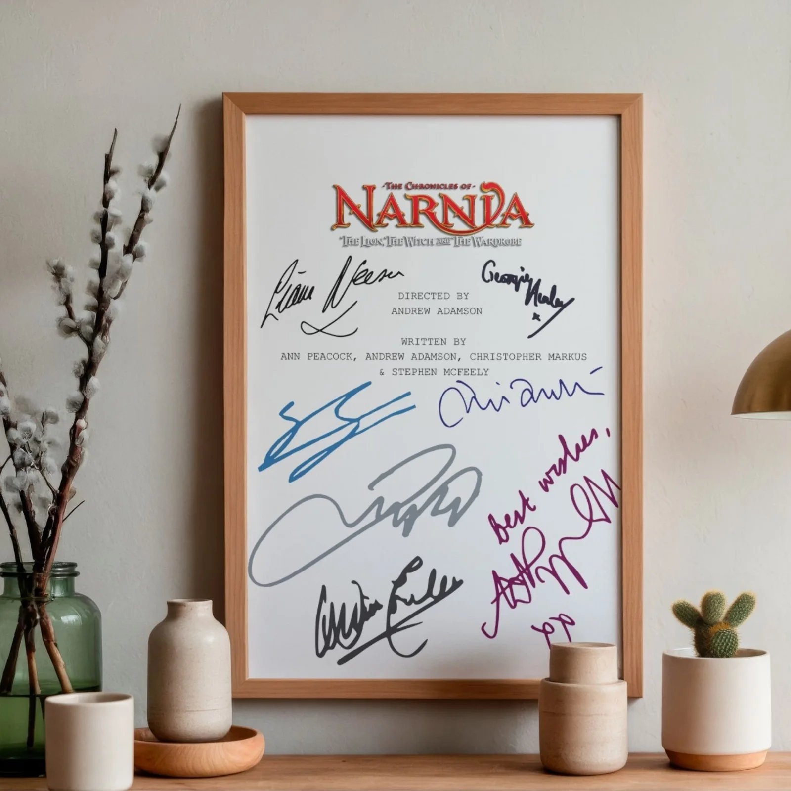 Narnia The Lion The Witch And The Wardrobe Inspired Poster A4 Pre-Printed Print, image 2
