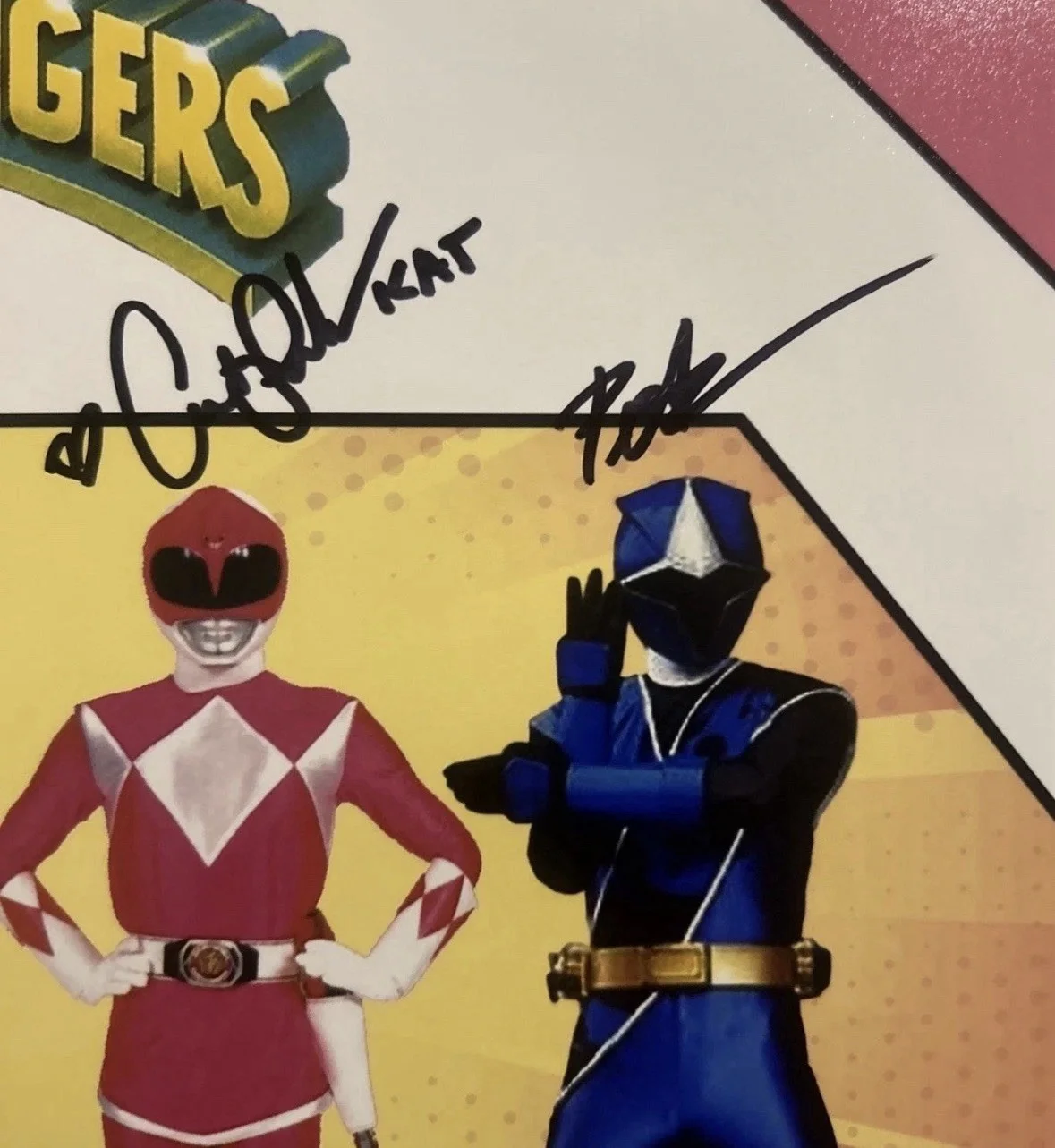 Power Rangers Multi Cast Signed 11x14 Photo W/ COA JSA, image 4
