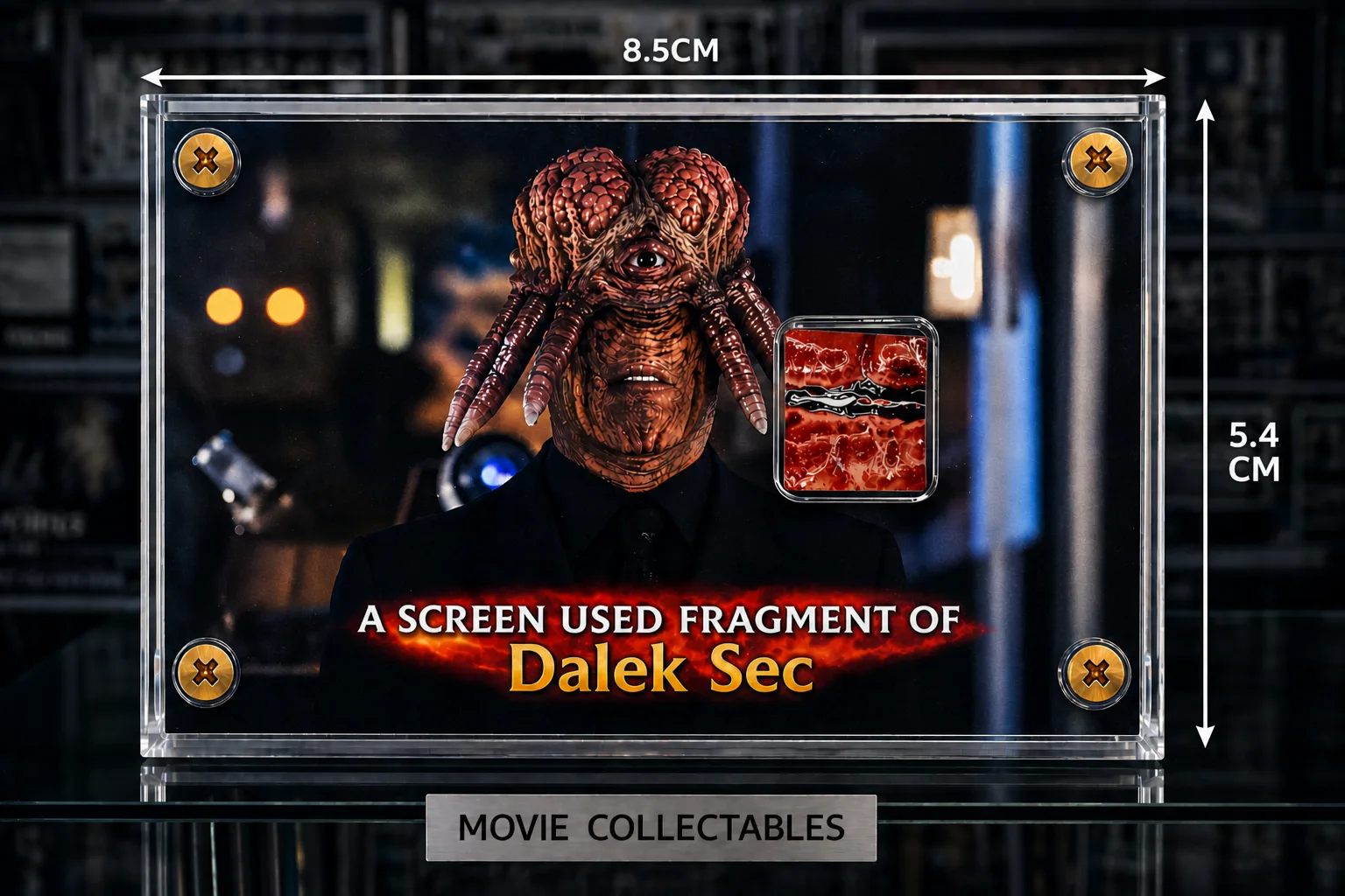 Screen Used Dalek Sec Fragment – Doctor Who TV Prop Display + COA, изображение 5