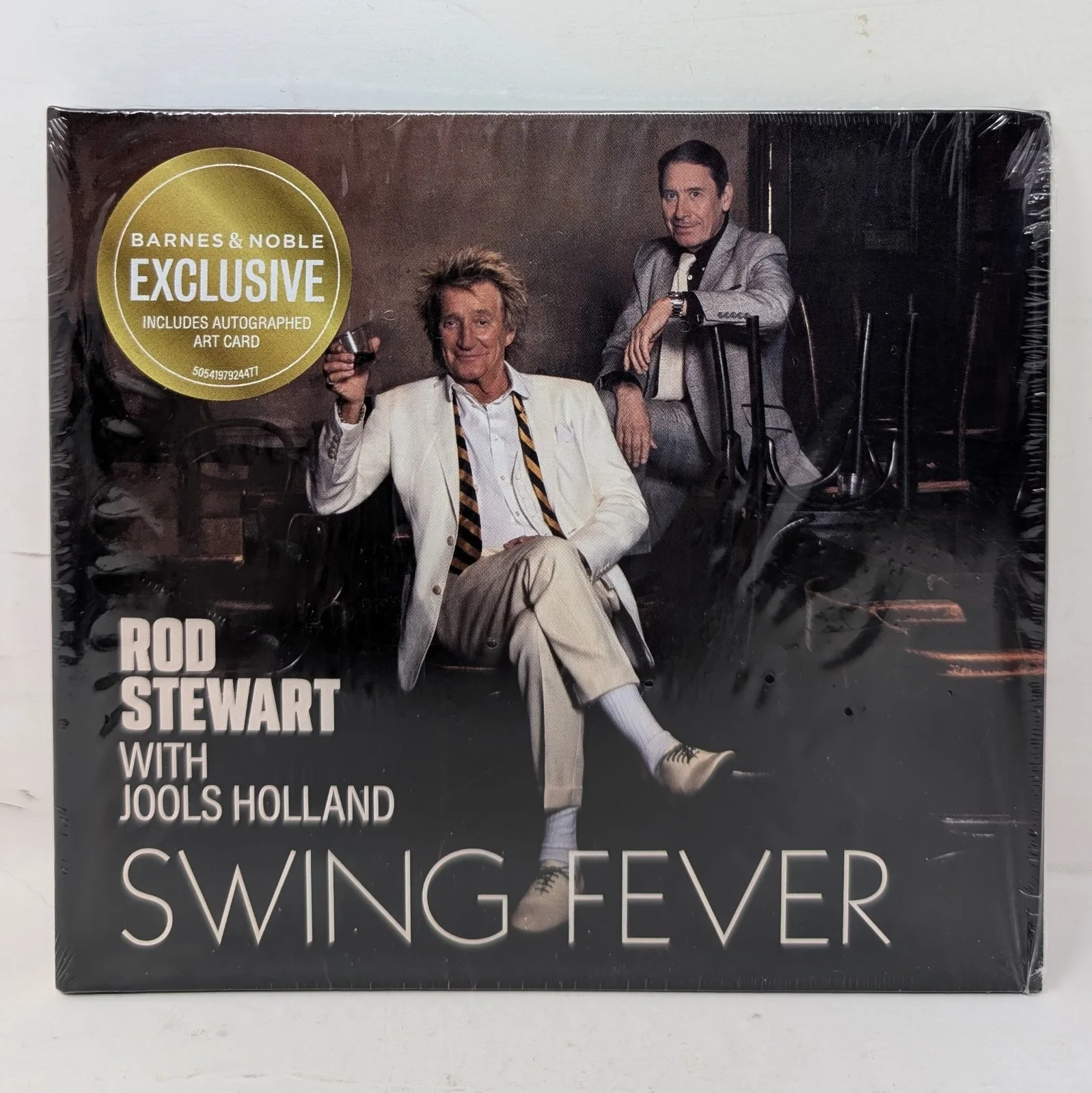Rod Stewart Signed CD Swing Fever With Jools Holland 2024 Autographed New, image 4