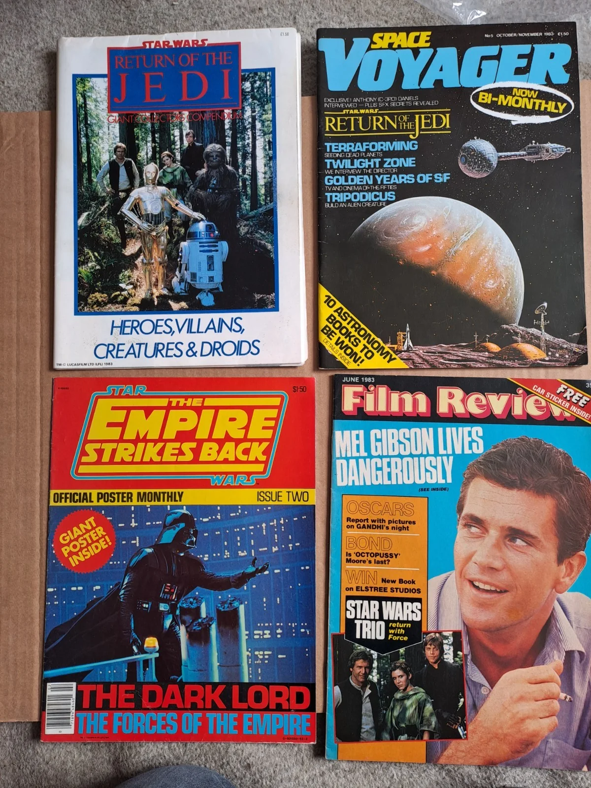 Lots of STAR WARS / EMPIRE / JEDI original magazines and posterbooks, изображение 2