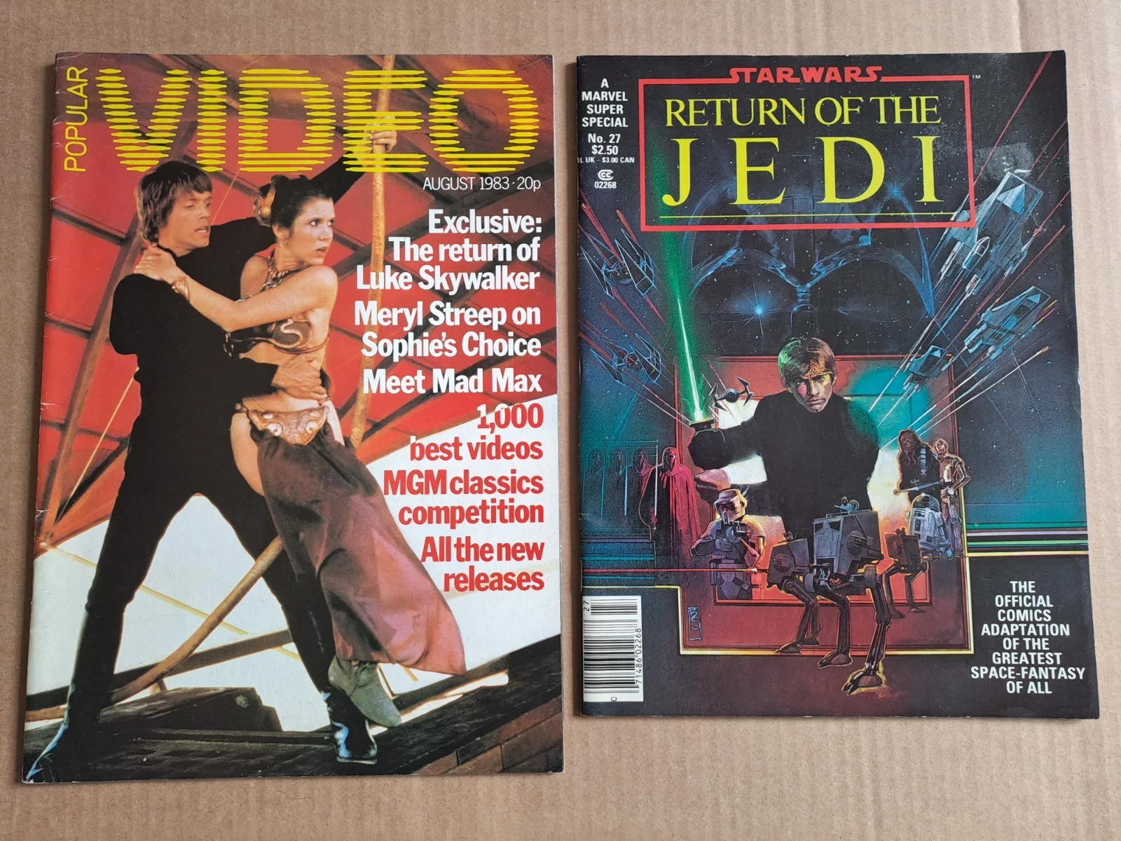 Lots of STAR WARS / EMPIRE / JEDI original magazines and posterbooks, изображение 4