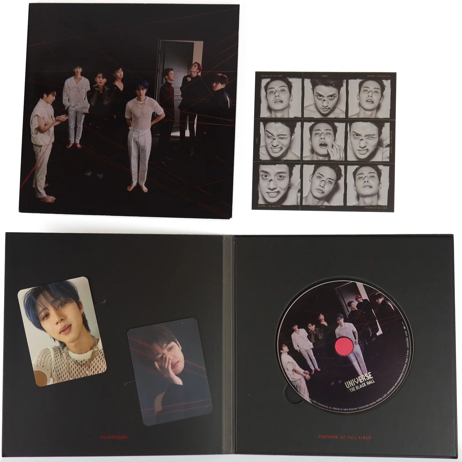 Pentagon - Universe: The Black Hall 1st Album Signed To The Boyz Promo CD, изображение 3