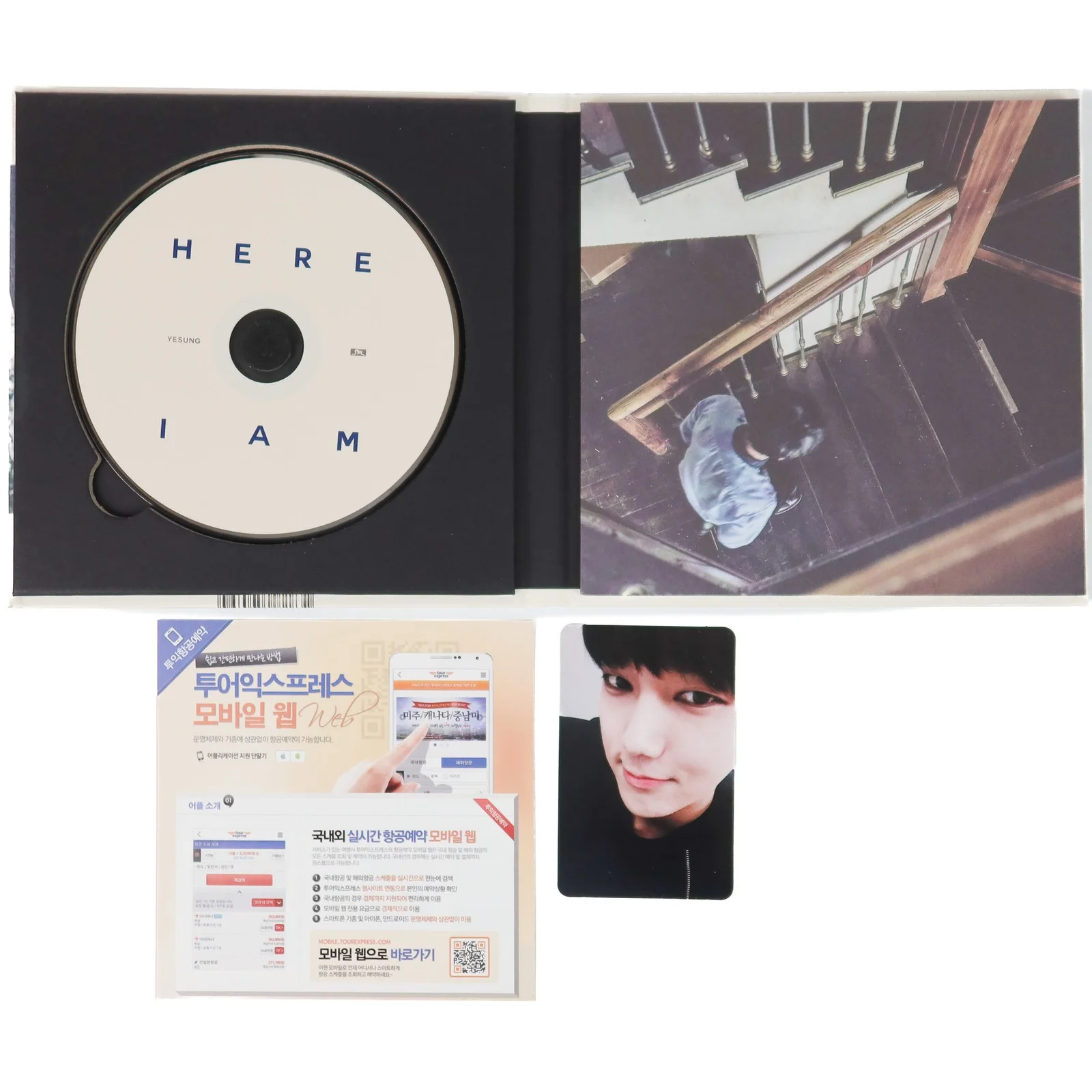 Yesung - Here I Am 1st Mini Album Signed Promo CD 2016 Super Junior, image 2