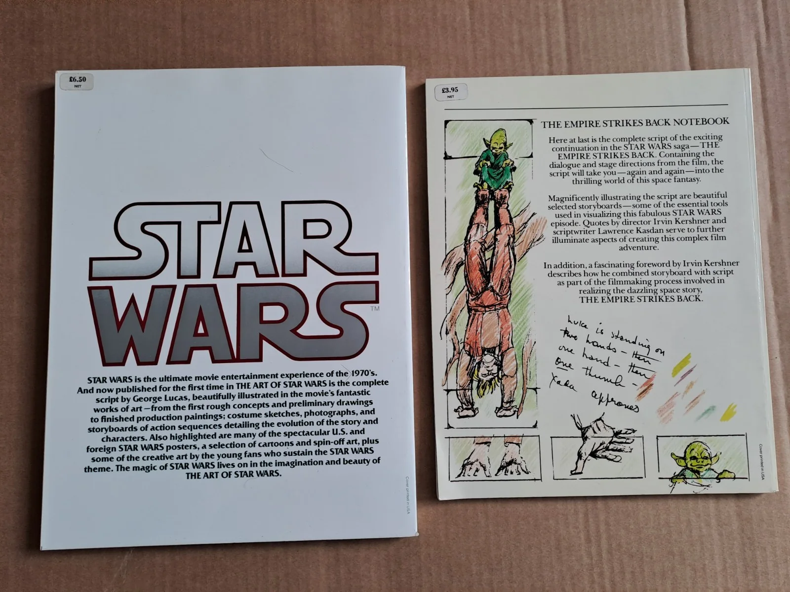 ART OF STAR WARS & EMPIRE STRIKES BACK NOTEBOOK - pb, image 2