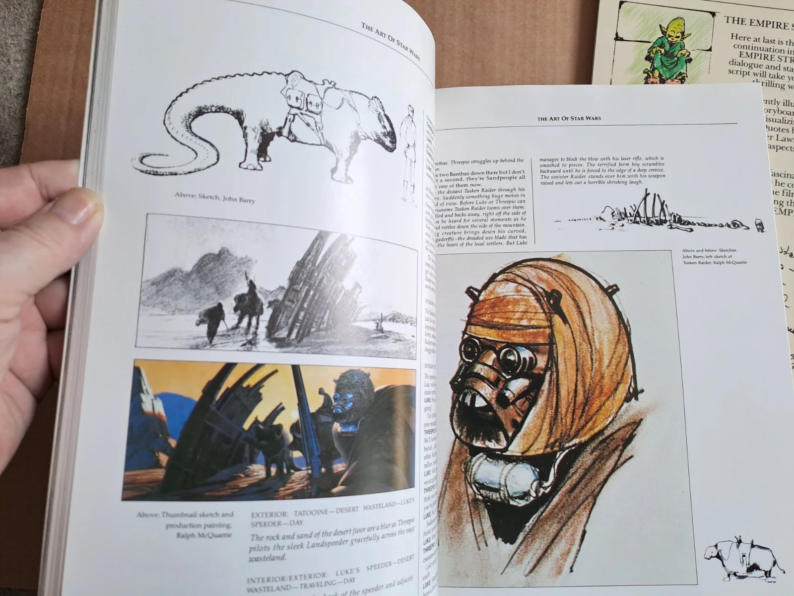 ART OF STAR WARS & EMPIRE STRIKES BACK NOTEBOOK - pb, image 5
