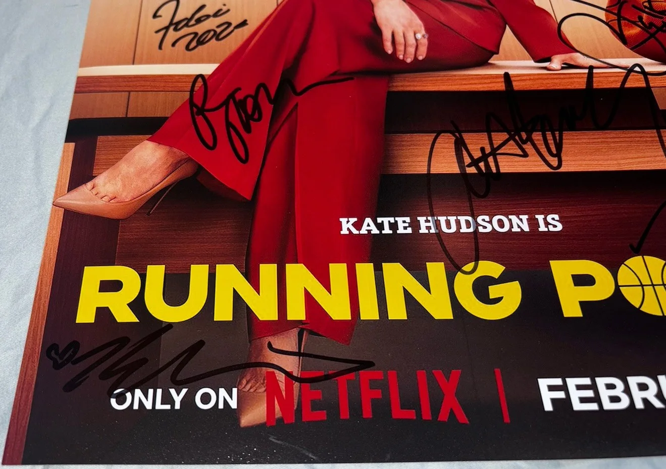 Running Point Signed Cast 12x18 Photo x7 Chet Hanks, Jay Ellis, Drew Tarver +4, image 2