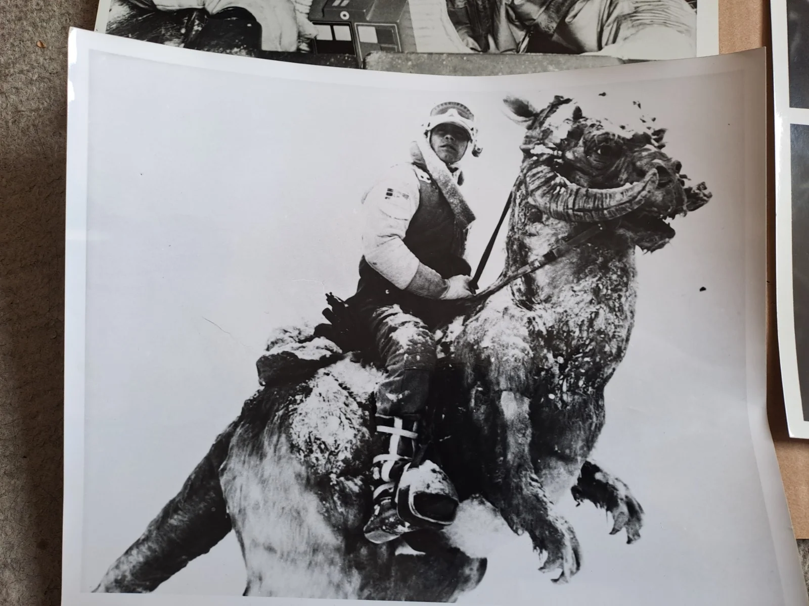 Lot of 7 STAR WARS 8" X 10" B&W photo's Mark Hamill Harrison Ford, Carrie, Lucas, изображение 5