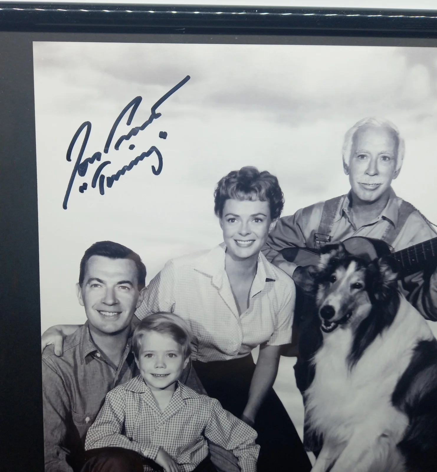 Genuine Certified TV LASSIE Tom Provost Timmy Hand Signed Autograph Framed + COA, изображение 4