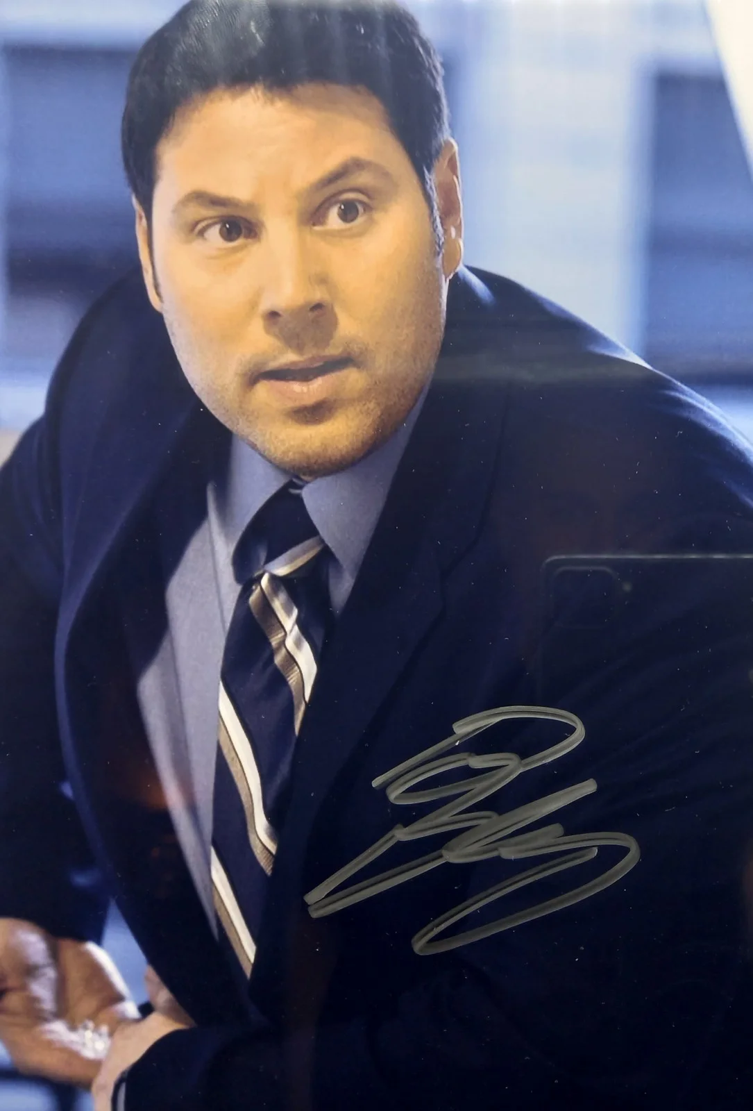 Genuine Certified GREG GRUNBERG Hand Signed Autographed Framed 17"x12" + COA, image 2