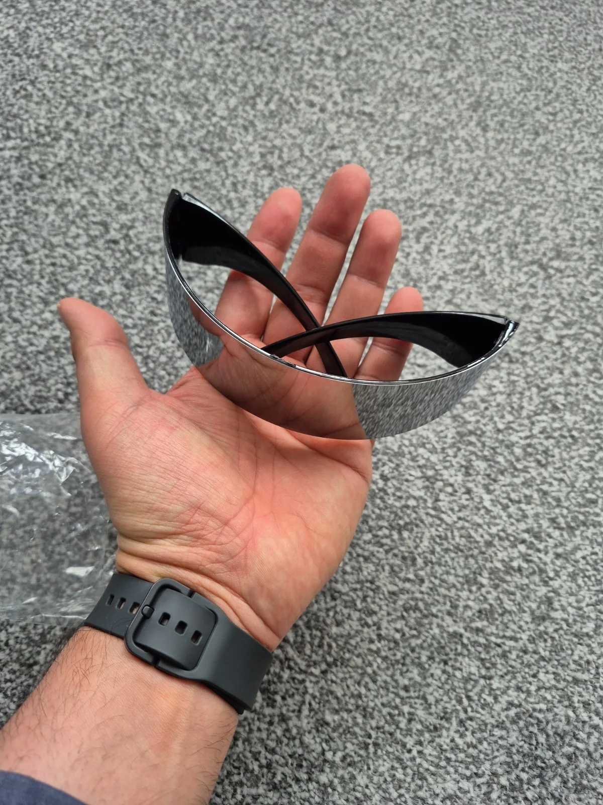 Back to The Future 2 Doc Brown Style Sunglasses Costume Accessory, image 2