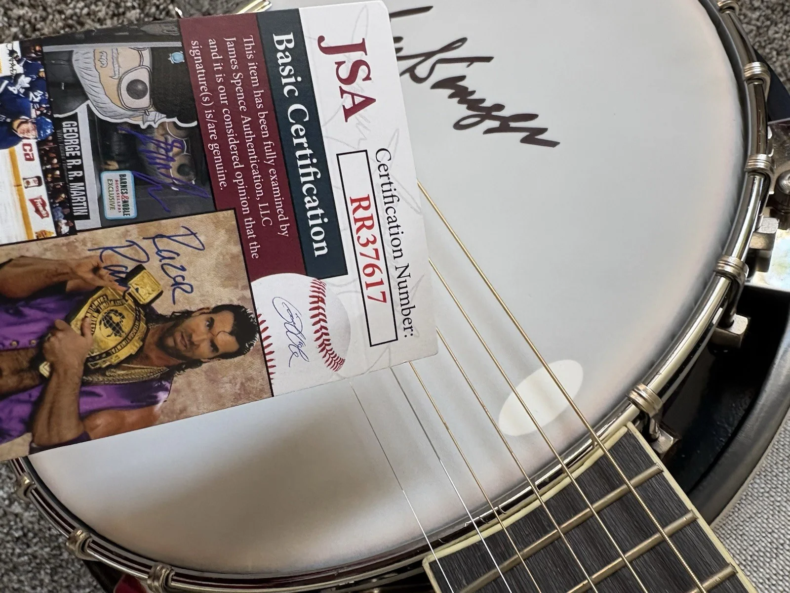 Bluegrass Legend EARL SCRUGGS SIGNED BANJO JSA Authenticated, image 5