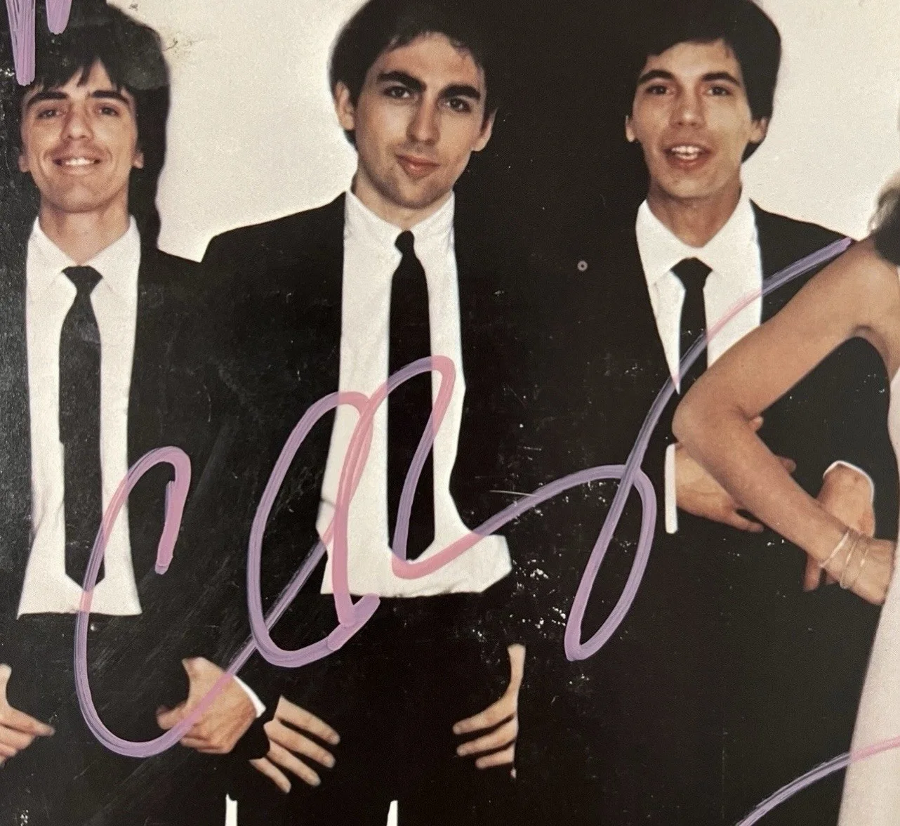 Debbie Harry Blondie + Entire Band Signed Parallel Lines Album COA VERY RARE, image 4