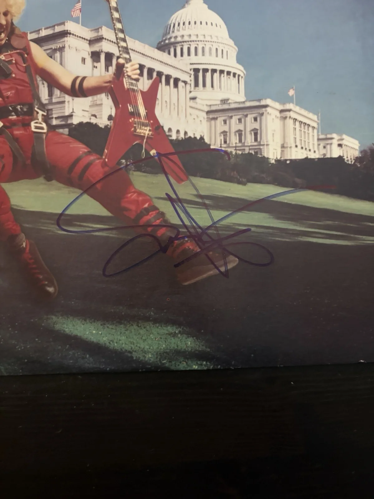 Sammy Hagar Signed VOA LP Autographed I Can’t Drive 55 Red Rocker Van Halen, изображение 2