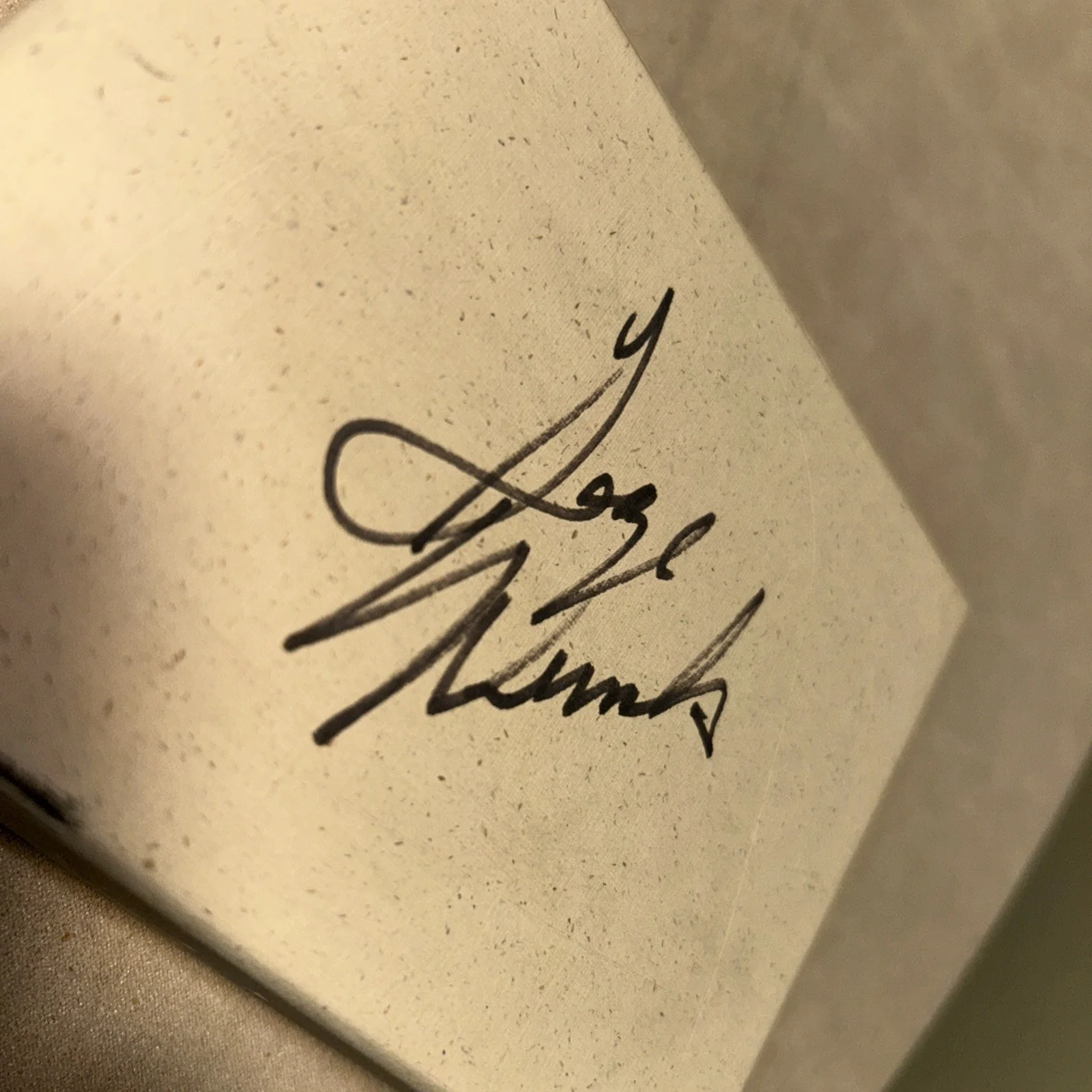 George Winston Artist Autograph On Box Top. Top Only. No Authenticity, image 4