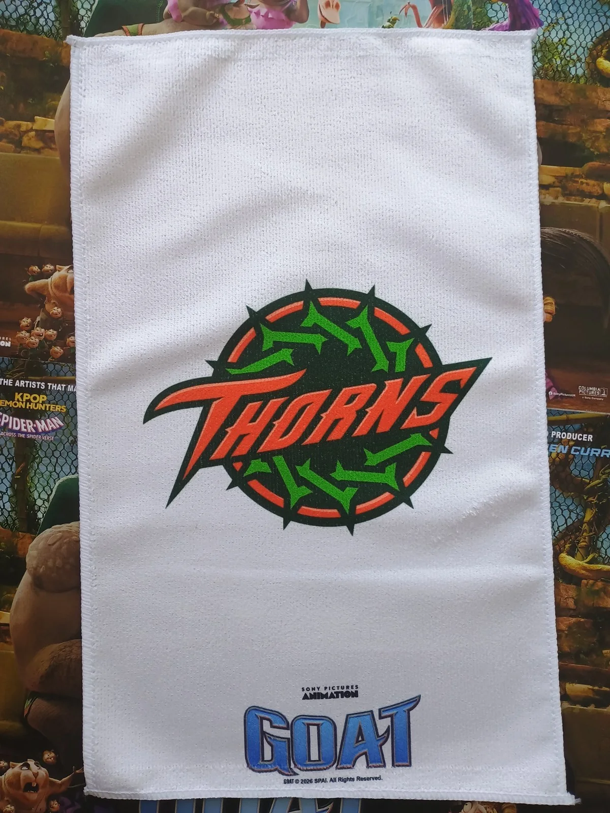 Goat Thorns Rally Towel Cineworld Exclusive Collectible 1st 100 customers NEW, изображение 2