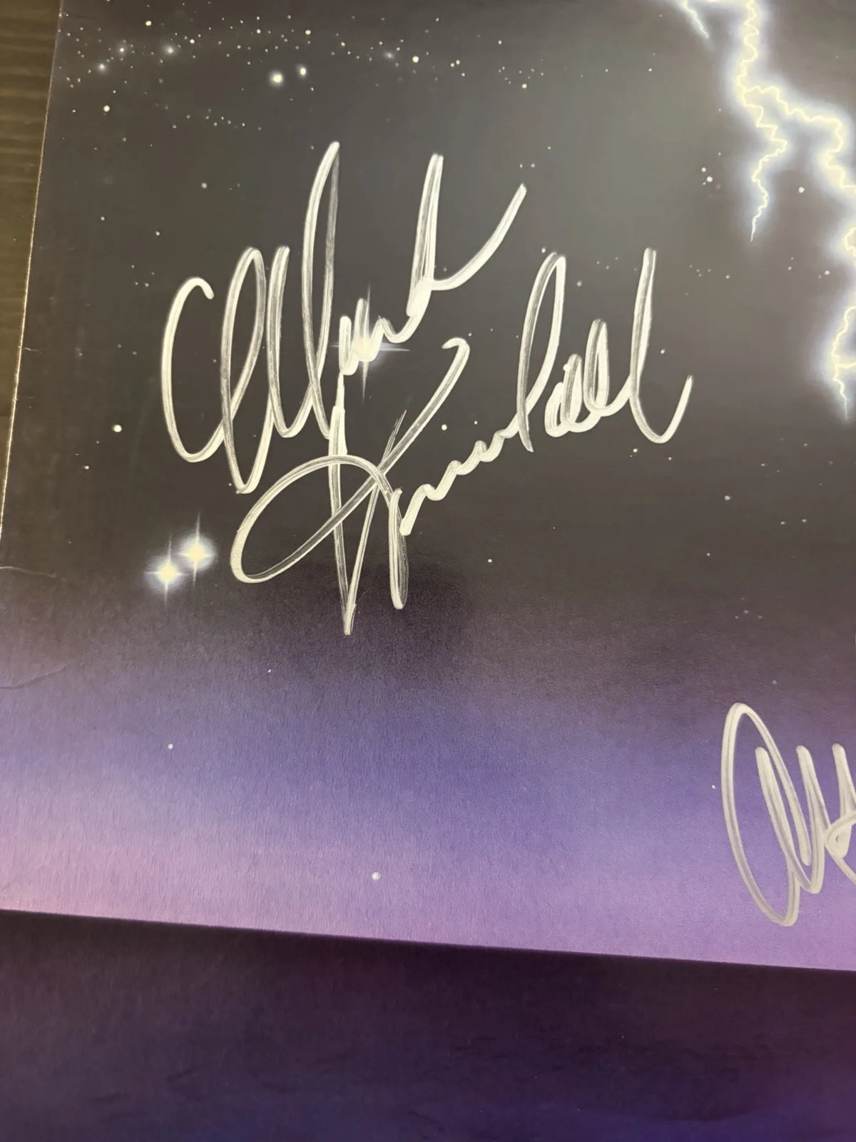 Great White Signed Shot In The Dark LP Autographed X3 Jack Russell, изображение 2