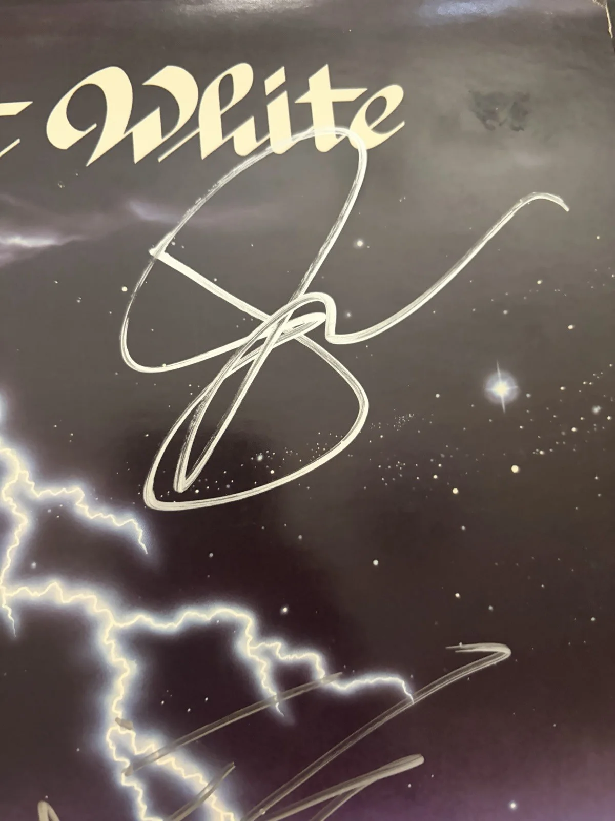 Great White Signed Shot In The Dark LP Autographed X3 Jack Russell, изображение 4