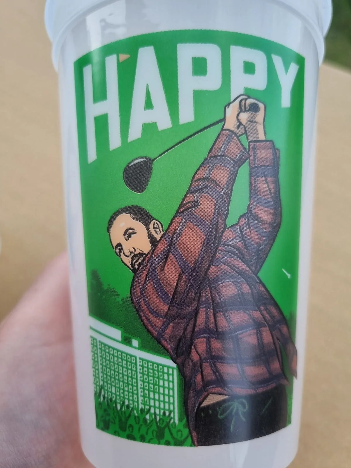 Happy Gilmore 2 Subway Cup. American Import usa only shooter and happy., image 3
