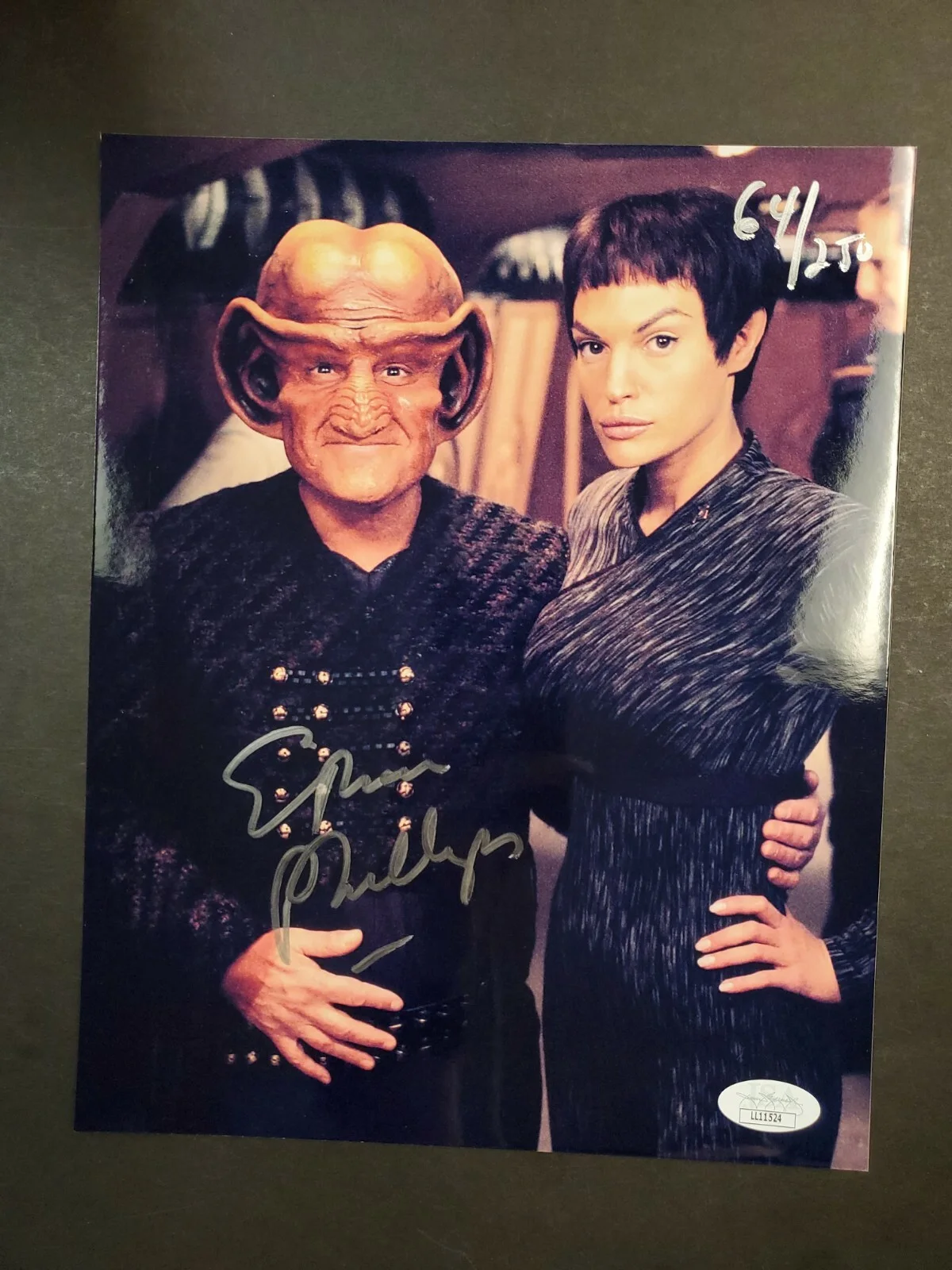 Ethan Phillips — Ethan Phillips 8X10 Picture Star Trek Enterprise JSA COA AUTOGRAPH #64/250