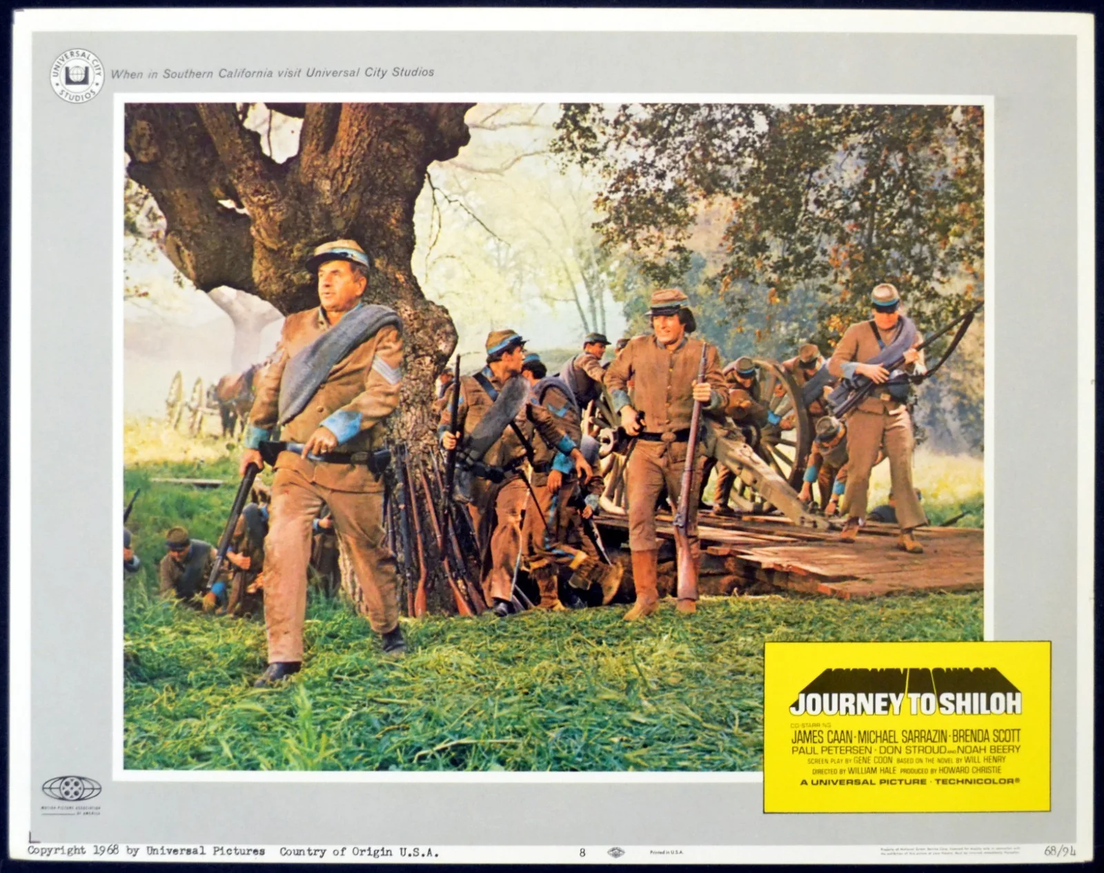 JOURNEY TO SHILOH 1968 James Caan, Michael Sarrazin, Brenda Scott 3 LOBBY CARDS, изображение 3