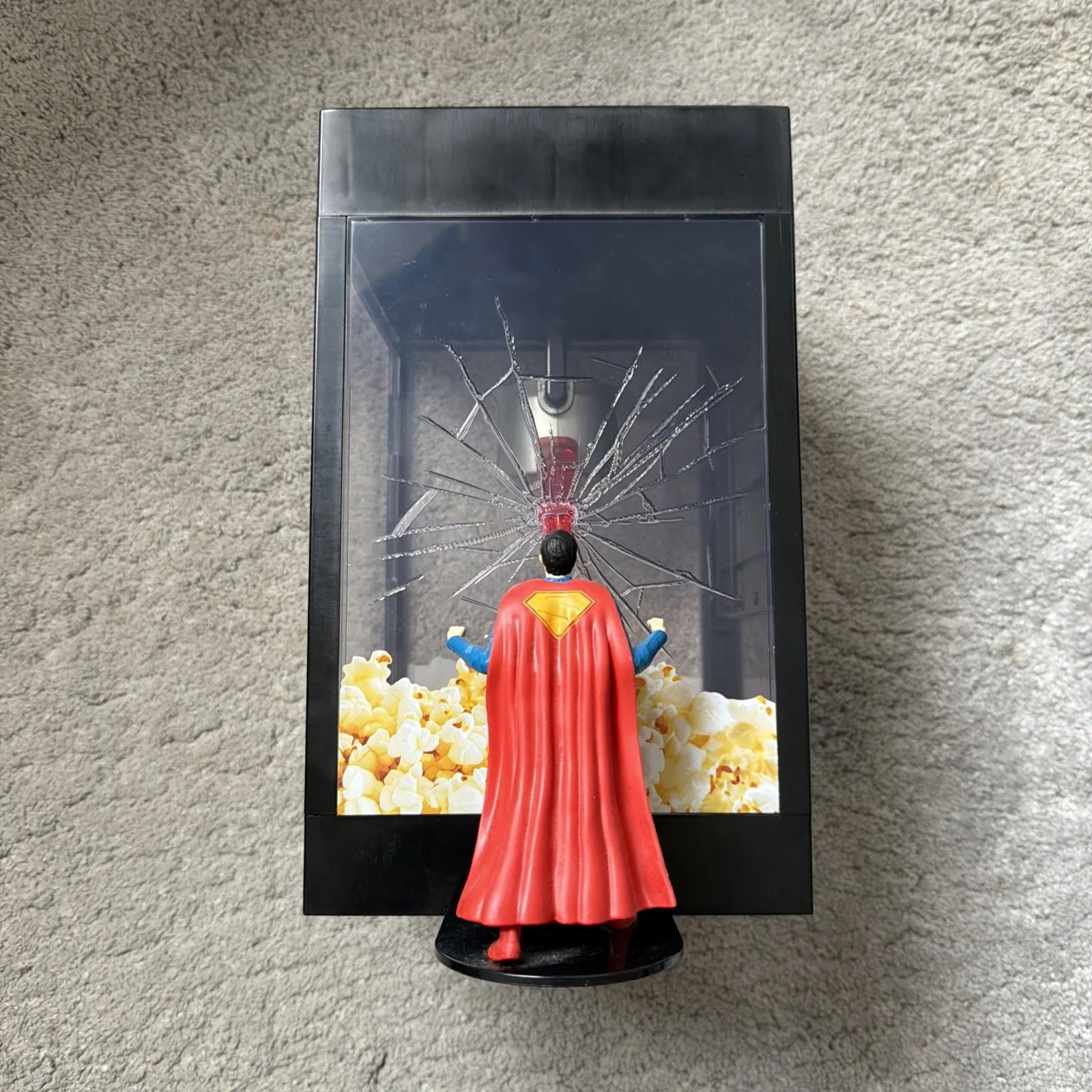 Superman 2025 Heat Vision Popcorn Bucket. USED, image 2