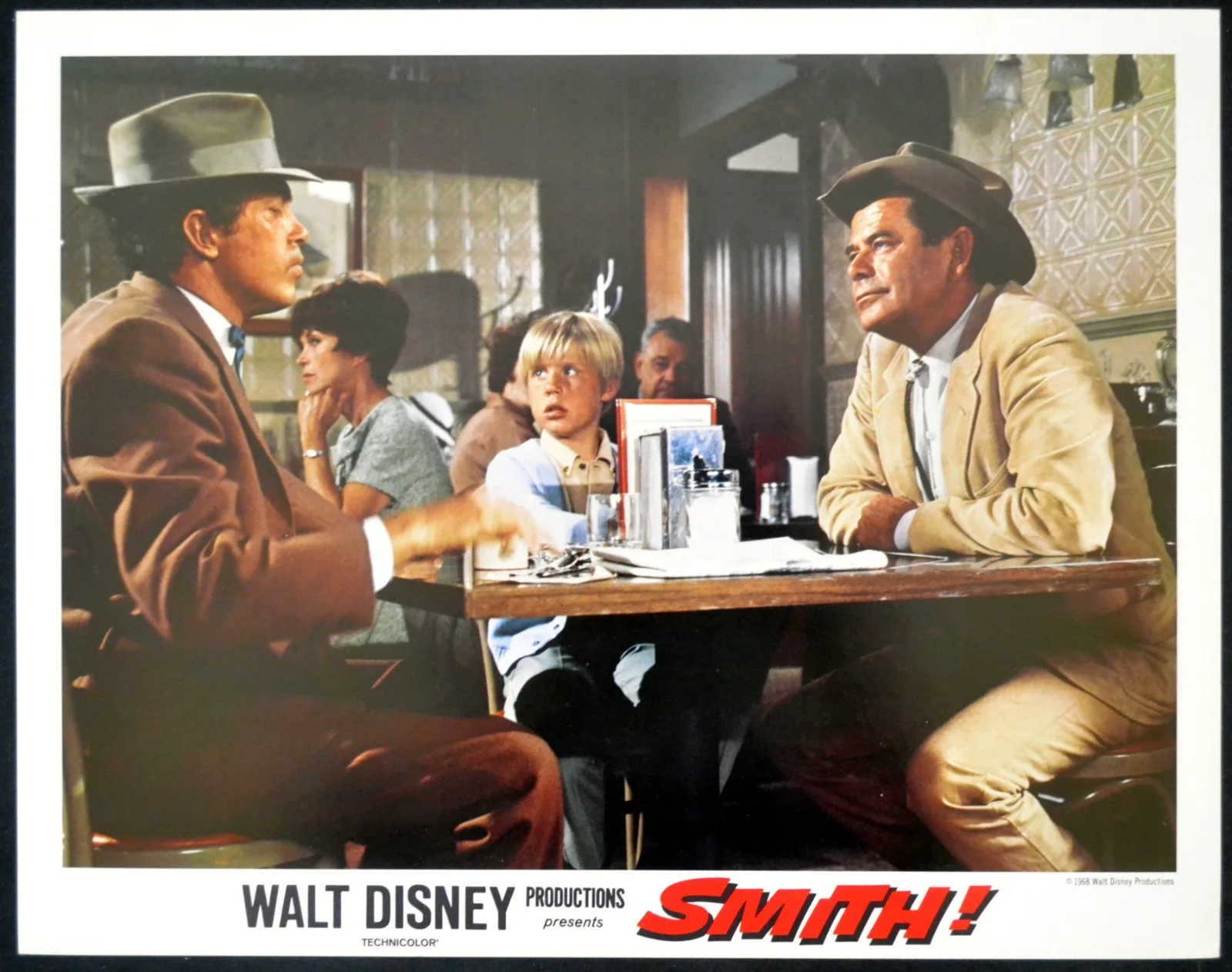 SMITH! 1968 Glenn Ford, Nancy Olson, Dean Jagger 6 LOBBY CARDS, image 3