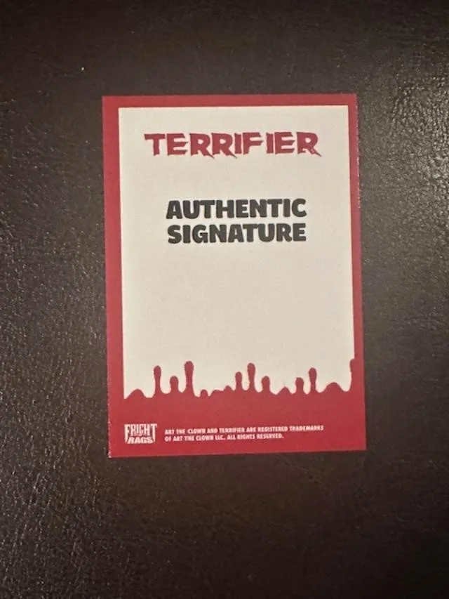 Catherine Corcoran — Catherine Corcoran Autograph Terrifier Fright Rags - Mint Condition, image 2