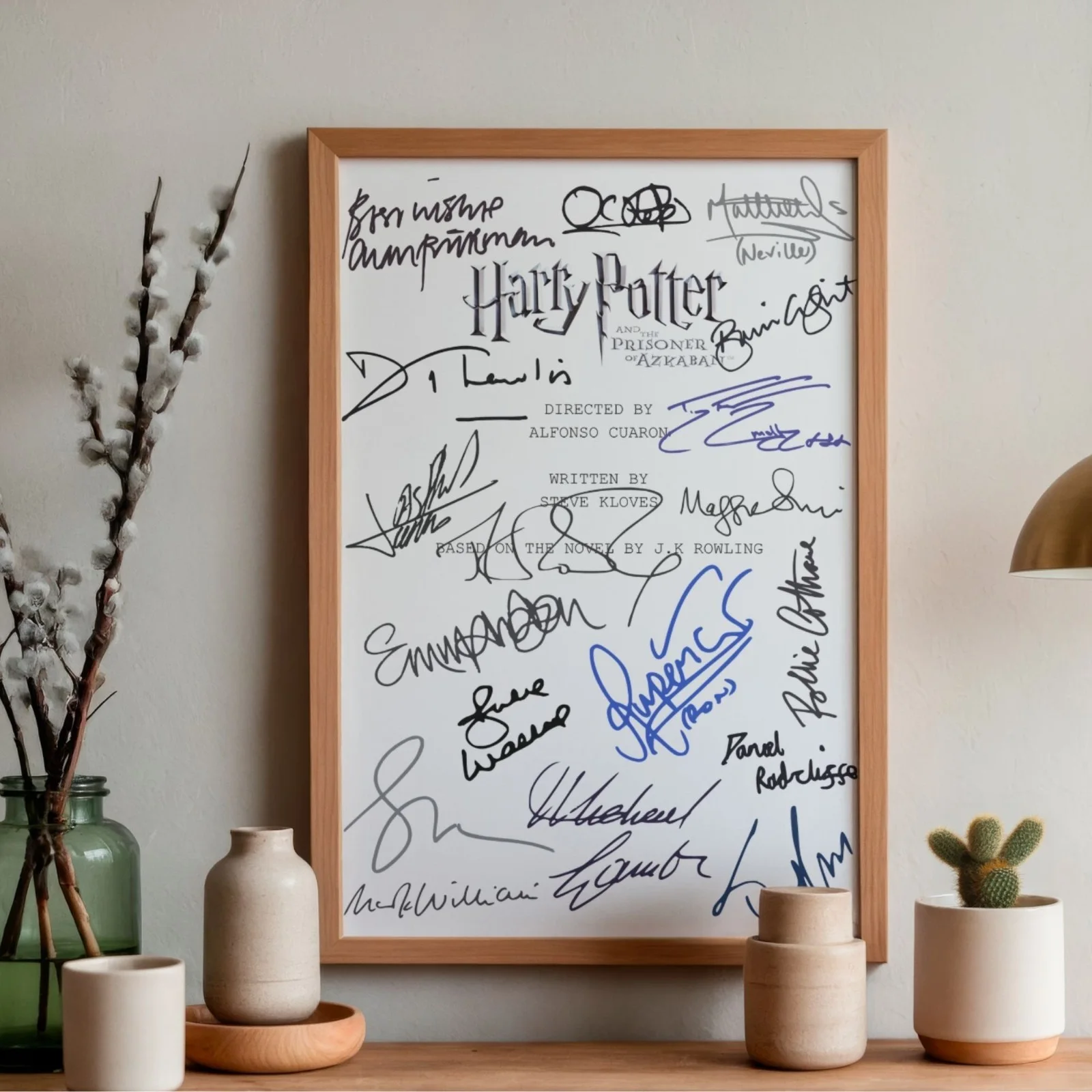 Harry Potter and the Prisoner of Azkaban Inspired Posted A4 Pre-Print Signature, изображение 2