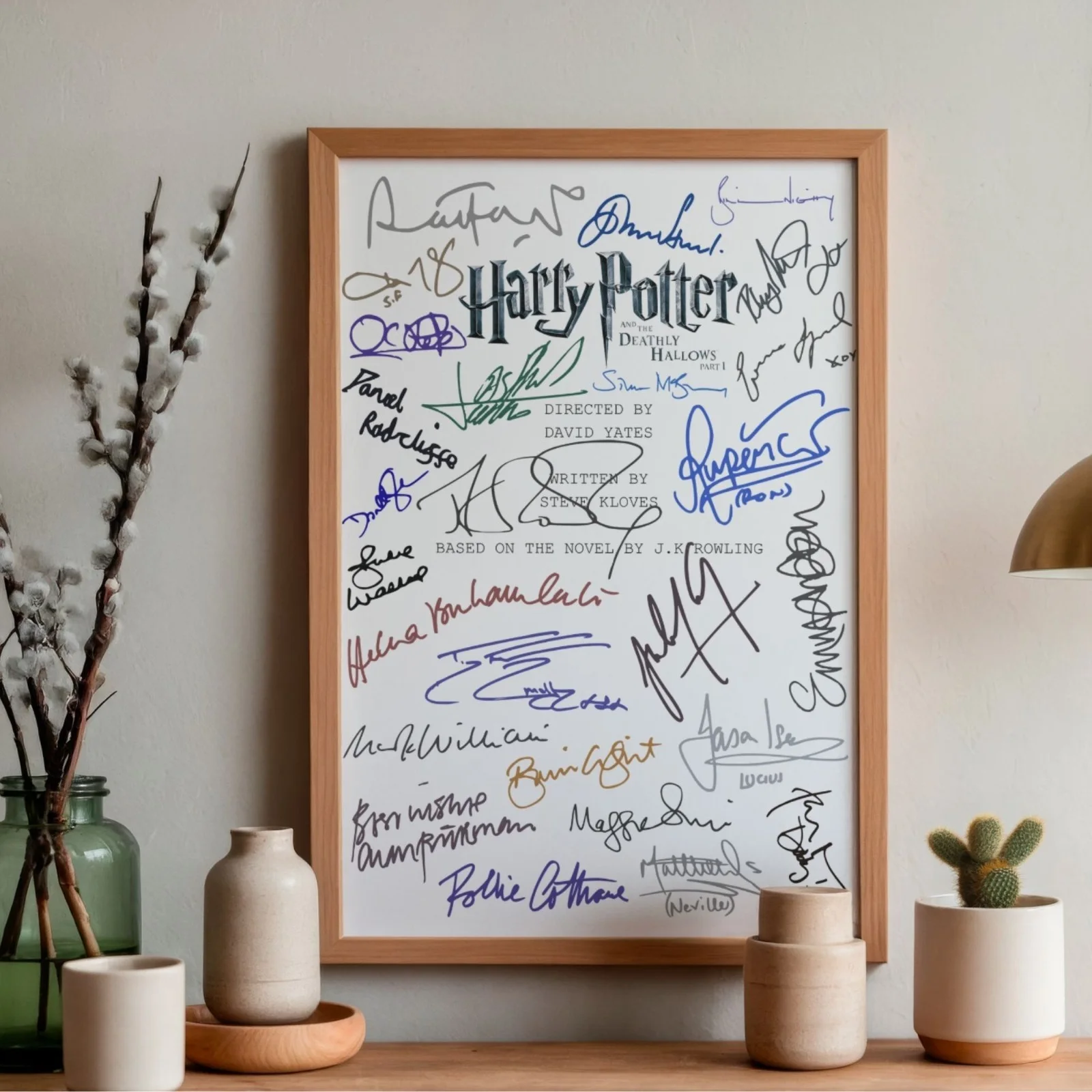 Harry Potter and The Deathly Hallows Part 1 Inspired Poster A4 Pre-Print Gift, image 2