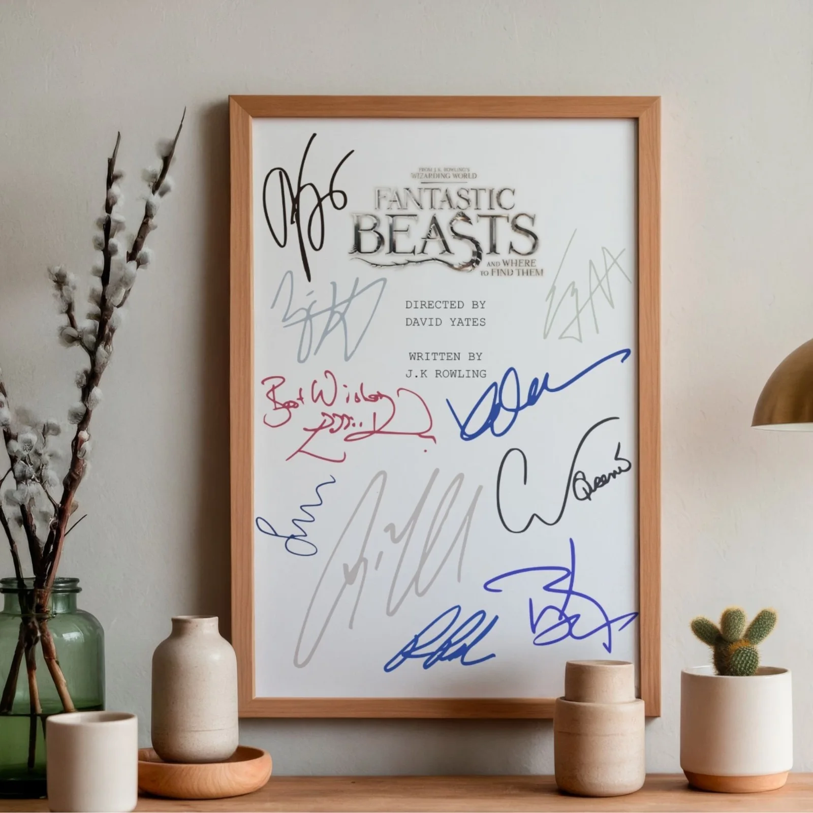 Fantastic Beasts And Where To Find Them Inspired Poster A4 Pre-Printed Wall Art, изображение 2