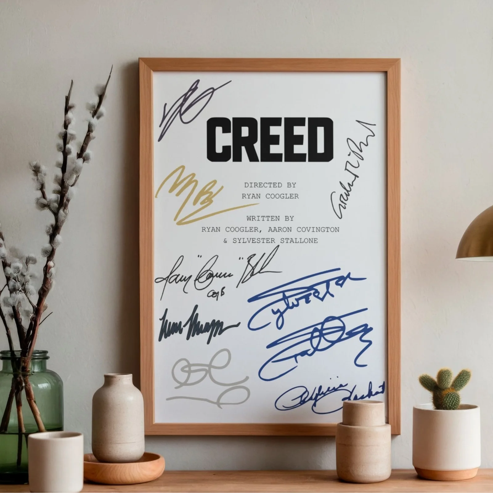 Creed Inspired Poster A4 Pre-Printed Signature Script Style Print Wall Art Gift, image 2
