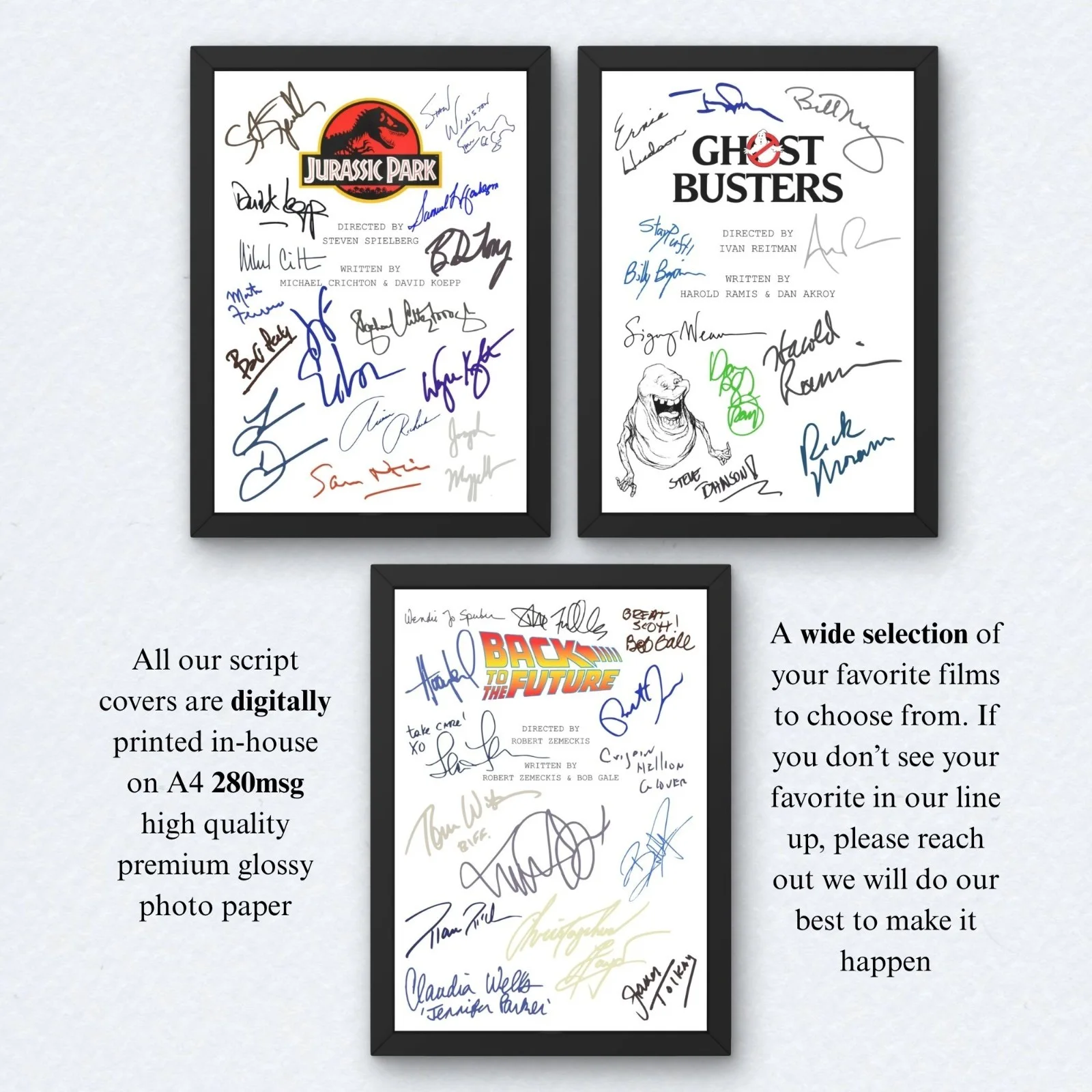 Rocky 3 Inspired Poster A4 Pre-Printed Signature print Wall Art Film Gift, изображение 3