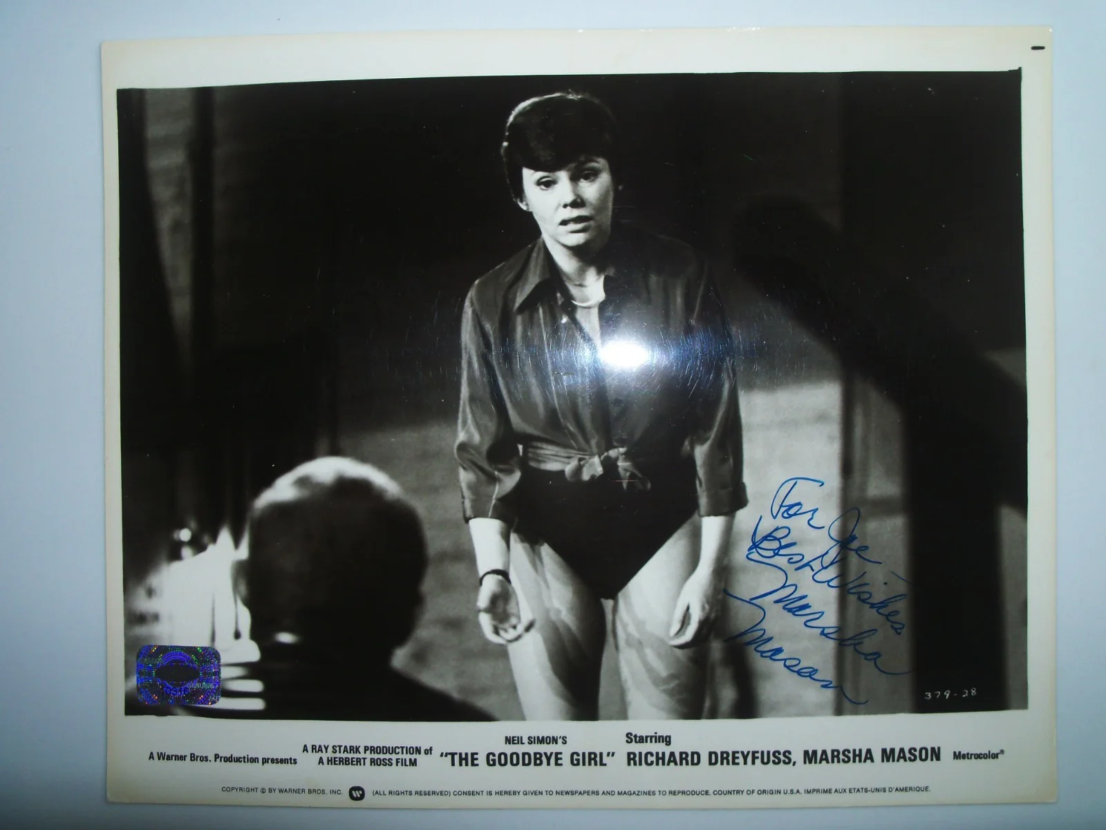 Marsha Mason — MARSHA MASON Signed Autographed 8X10 Photo W/ Hologram/Serial #, image 2