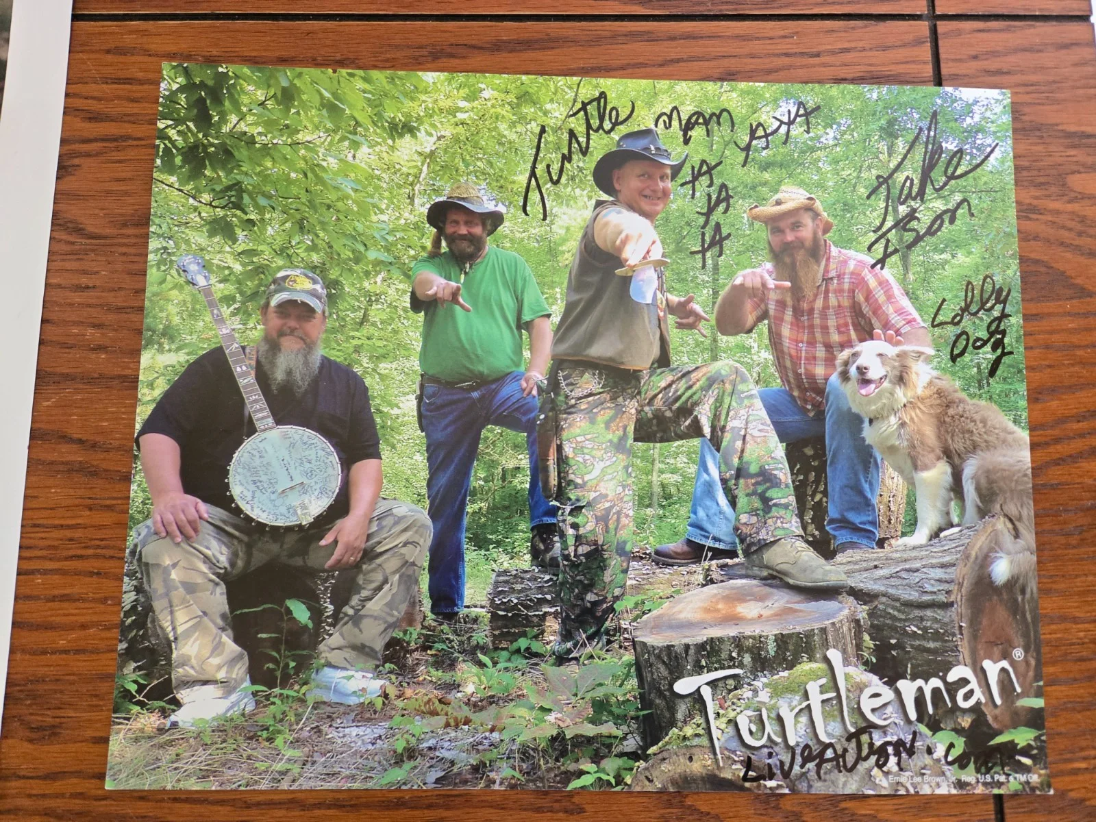 Turtle Man — Lot of 2 Signed Autographed Turtle Man TurtleMan Photos Pictures, изображение 2