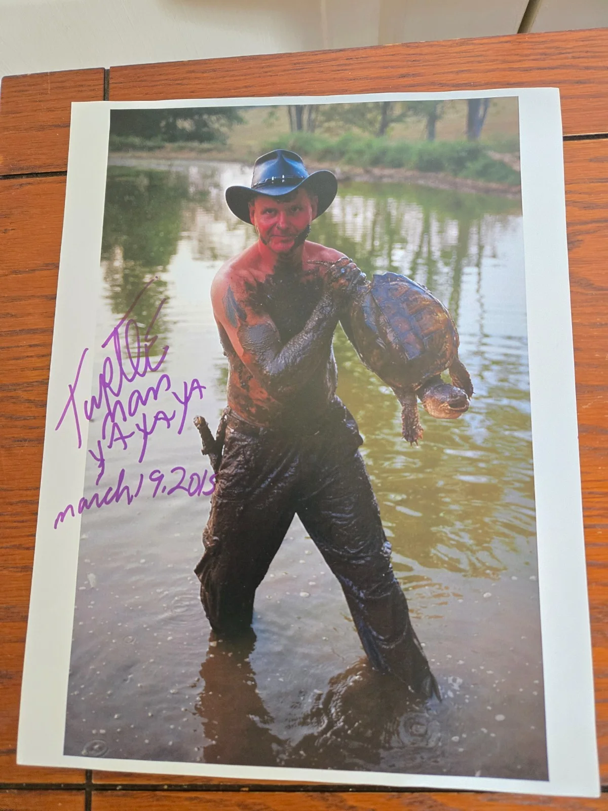 Turtle Man — Lot of 2 Signed Autographed Turtle Man TurtleMan Photos Pictures, изображение 3