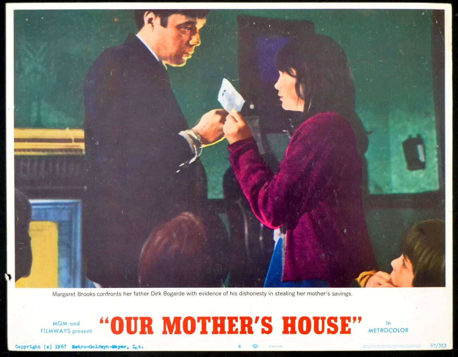 OUR MOTHER’S HOUSE 1967 Dirk Bogarde, Pamela Franklin 2 LOBBY CARDS, изображение 2