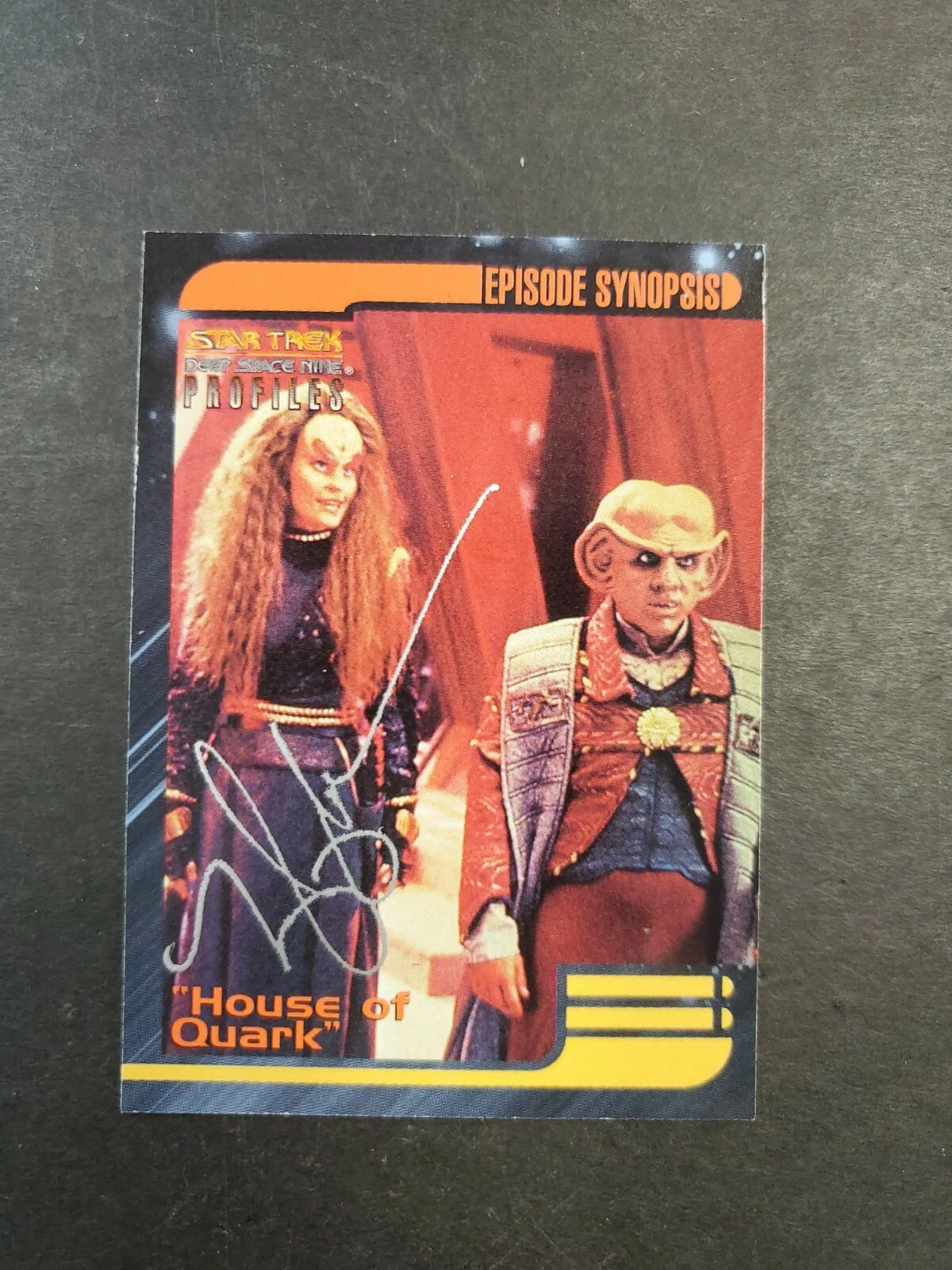 Mary Kay Adams — Mary Kay Adams "Grilka" SIGNED Trading Card Star Trek Deep Space Nine JSA COA