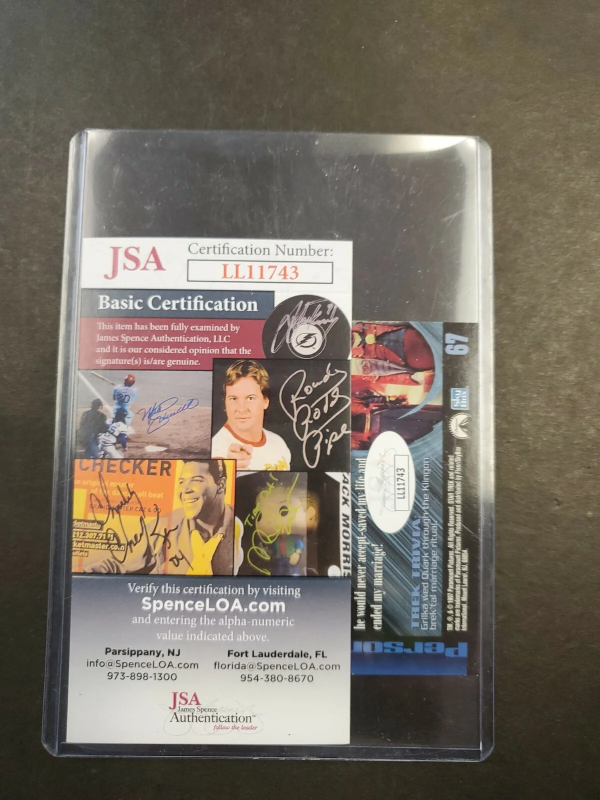 Mary Kay Adams — Mary Kay Adams "Grilka" SIGNED Trading Card Star Trek Deep Space Nine JSA COA, изображение 3