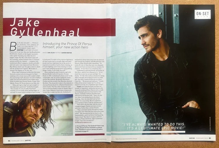 JAKE GYLLENHAAL - 2010 full page UK magazine poster, image 2