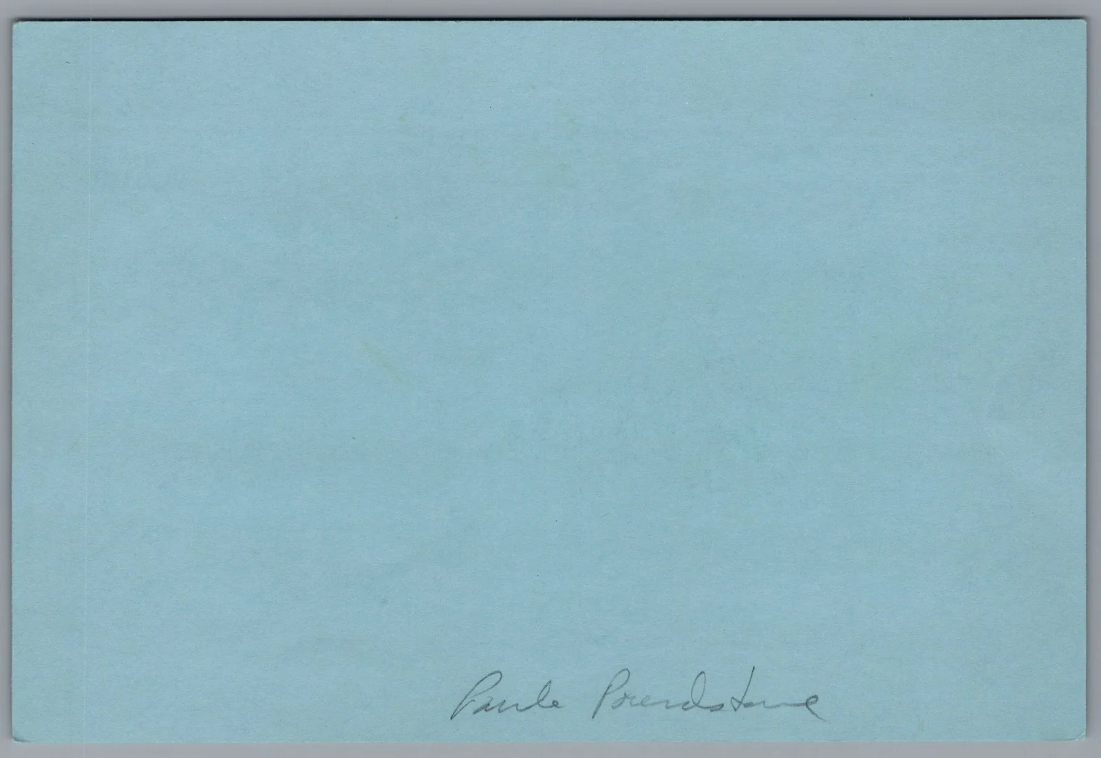 Paula Poundstone — Paula Poundstone Signed 4x6 Index Card Autographed, image 2