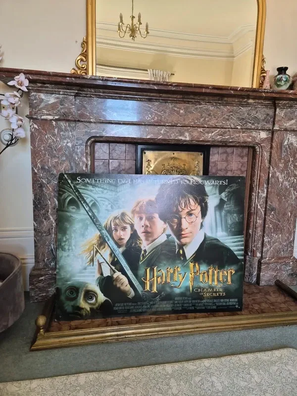 Harry Potter Chamber of Secrets 2002 Large Original Cinema Poster Board Mounted, image 2