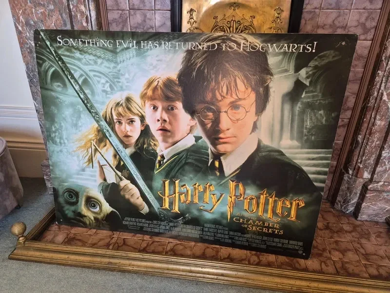 Harry Potter Chamber of Secrets 2002 Large Original Cinema Poster Board Mounted, image 3