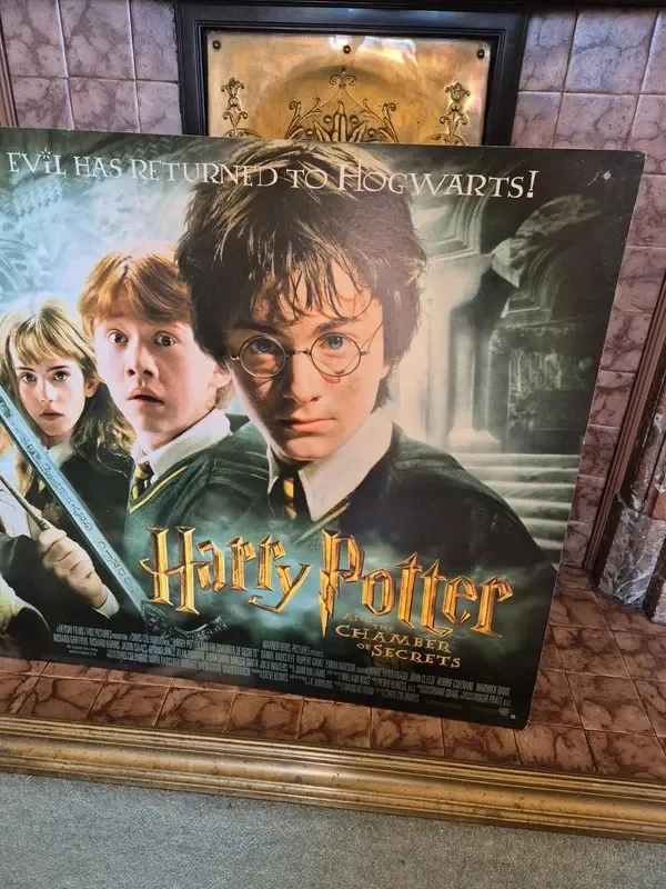 Harry Potter Chamber of Secrets 2002 Large Original Cinema Poster Board Mounted, image 4