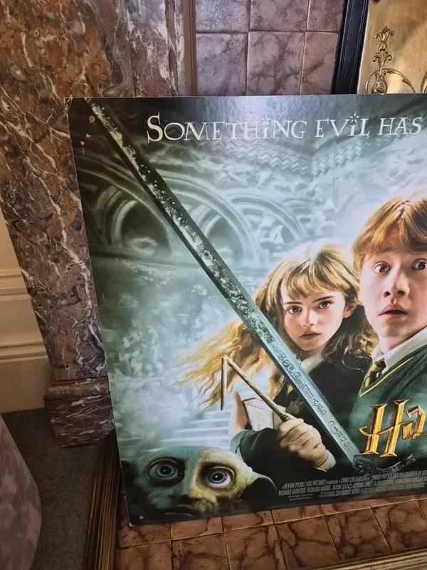 Harry Potter Chamber of Secrets 2002 Large Original Cinema Poster Board Mounted, image 5