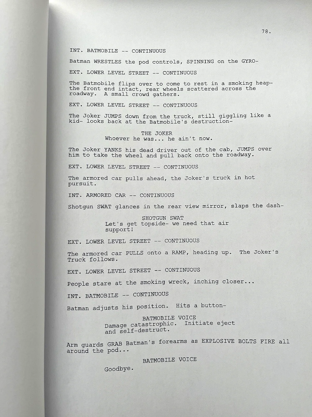 The Dark Knight Film Screenplay / Script. Heath Ledger, Christian Bale., image 2