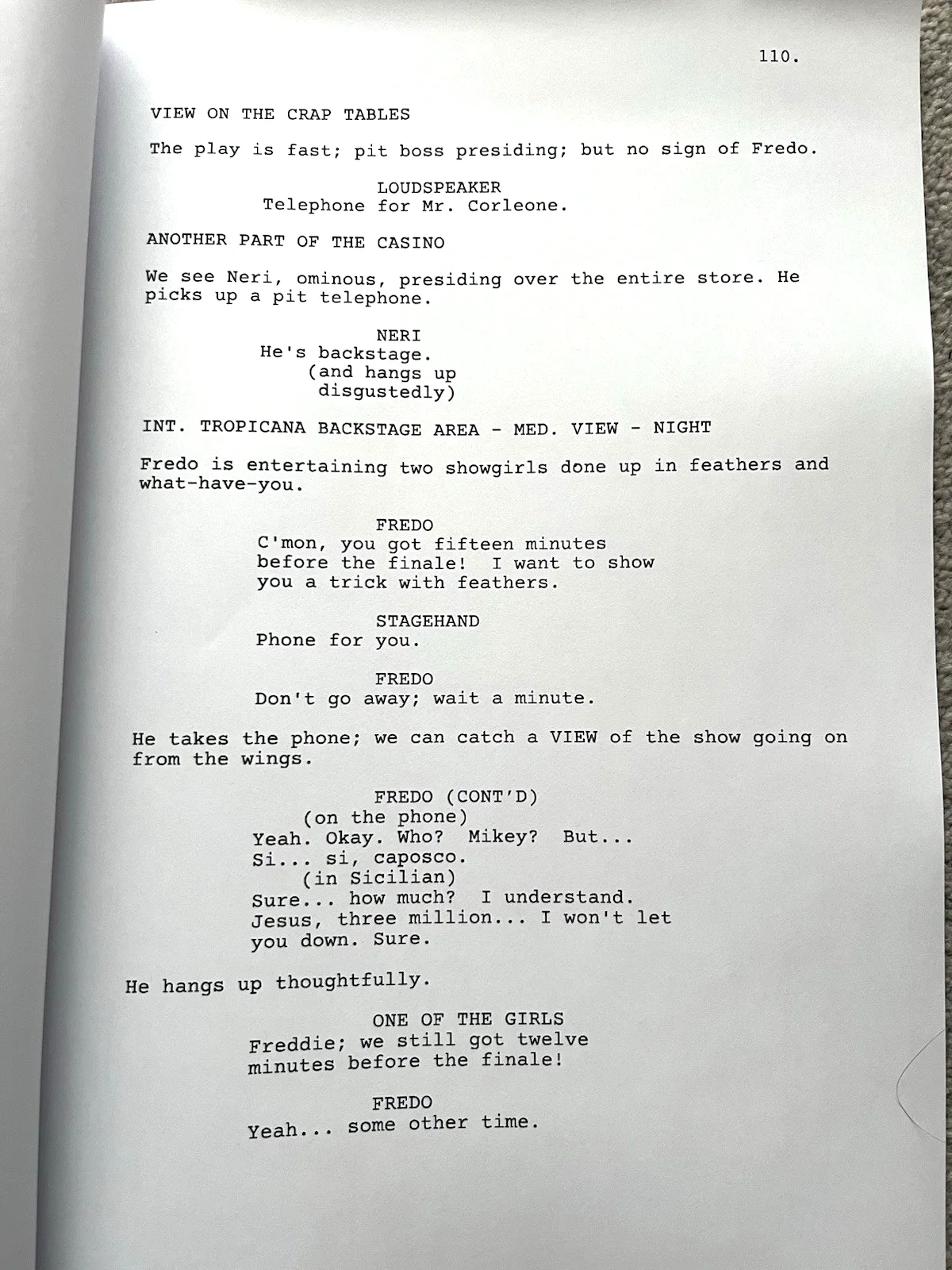 The Godfather Part II 2 Film Screenplay / Script. Robert De Niro, Al Pacino., изображение 2
