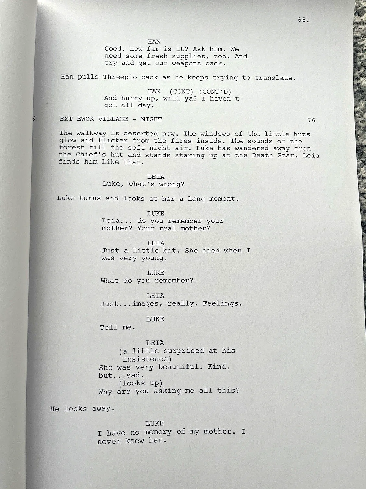 Star Wars: The Return Of The Jedi Film Screenplay / Script. Carrie Fisher., image 2